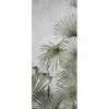Decorazione Pareti|Rivestimento per porta in vinile fantasia "vintage tropical", 210x83 cm