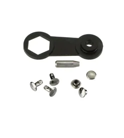 New Rivetti 11 mm. - ottone nichelato - 20 pz. Sistemi Di Fissaggio