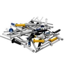 Rivettatrici E Rivetti|Rivetti diametro 4x16mm. automotive+punta da trapano 4 colori blister
