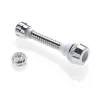 Outlet Rompigetto universale biflex in ottone cromato, con adattatore maschio-femmina Aeratori