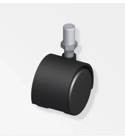 Ferramenta Per Mobili E Infissi-Alfer aluminium Rotella per mob pvc m m10x15 nero