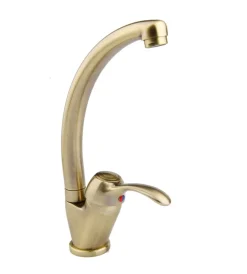 Discount Rubinetto cucina bocca alta "distrivec" ottone invecchiato Rubinetti Cucina