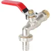 Rubinetti Vari|Rubinetto per giardino portagomma in ottone cromato con attacco 1/2"