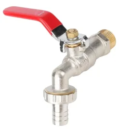 Rubinetti Vari|Rubinetto per giardino portagomma in ottone cromato con attacco 1/2"