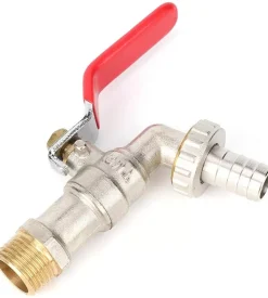 Rubinetti Vari|Rubinetto per giardino portagomma in ottone cromato con attacco 1/2