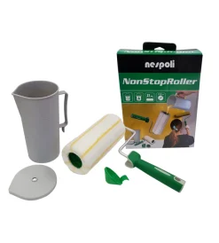 Outlet Rullo pittura con serbatoio "non stop" con caraffa 21 cm Rulli-Minirulli-Pertiche