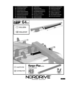 Sale Rullo posteriore per barre kargo - 64 cm  n11030 Portaggio