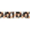 Tessile D'Arredo|Runner in vinile "mixed wood", 50x240 cm