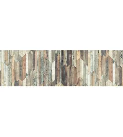 Runner in vinile vintage wood, 50x180 cm Tessile D'Arredo
