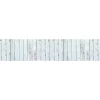 Tessile D'Arredo|Runner in vinile white wood, 50x240 cm