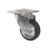 Ferramenta Per Mobili E Infissi- Ruota piroettante con piastra ø 100 mm.