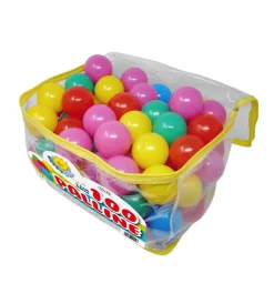 Giochi E Casette Bimbo|Sacca 100 palline per bambini colorate e morbide