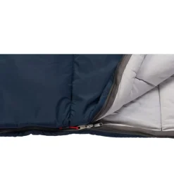 Best Sacco a pelo con cappuccio "delphin 90" in poliestere e cotone blu 230x85 cm Campeggio
