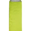 Brunner Campeggio|Sacco a pelo ultralight con cappuccio "laguna lite" in poliestere e cotone verde 210x75 cm