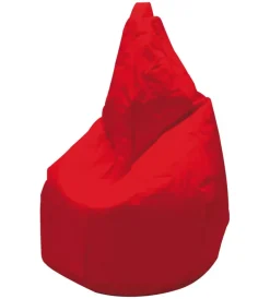 Poltrone E Pouf- Sacco armonia "comodone" rosso, 80x80x120 cm