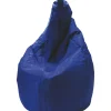 Poltrone E Pouf- Sacco armonia"comodone" blu 80x80x120 cm