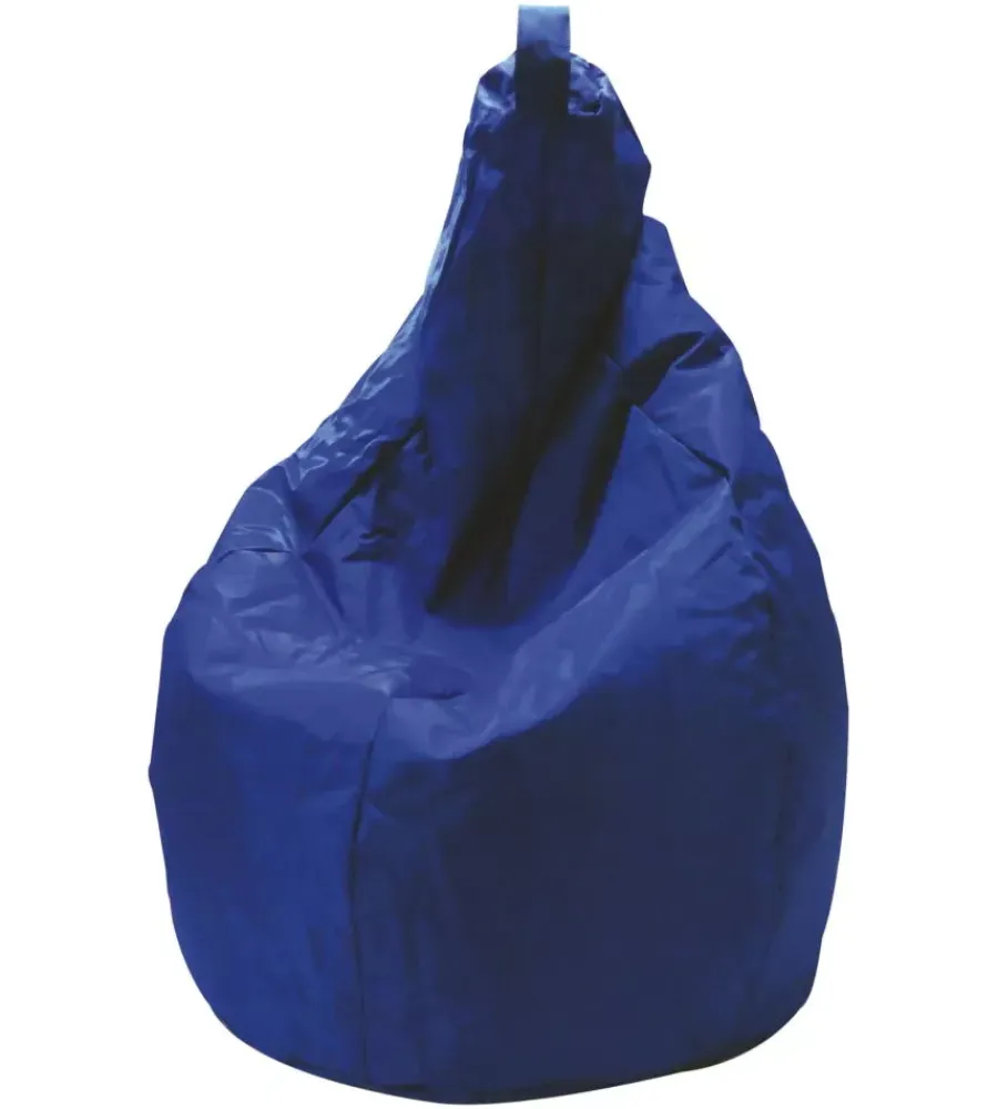 Poltrone E Pouf- Sacco armonia"comodone" blu 80x80x120 cm
