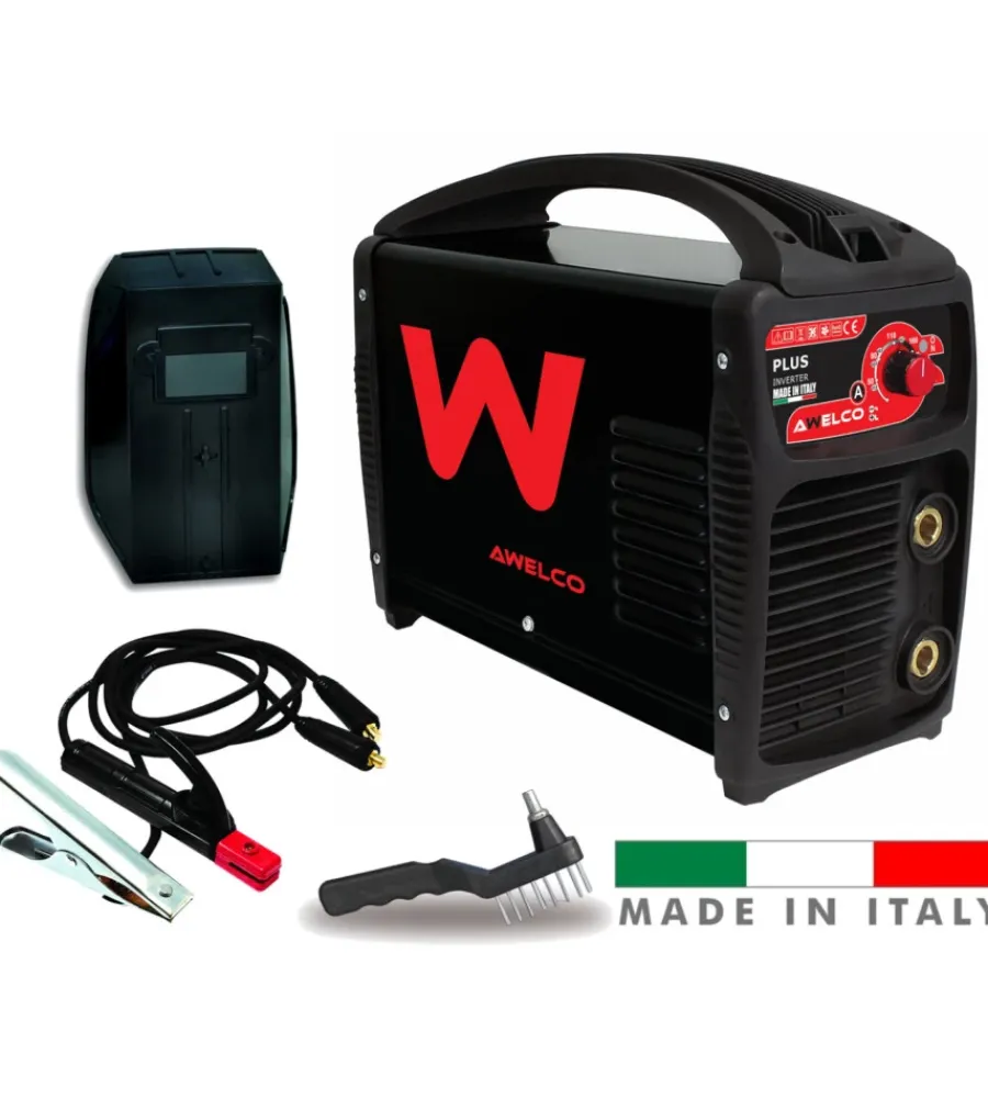 Awelco Saldatrici|Saldatrice inverter mma ad elettrodo rivestito plus 210 made in italy
