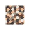 Clearance Salvapavimenti "mixed wood" in vinile spessorato, 100x150 cm Tessile D'Arredo
