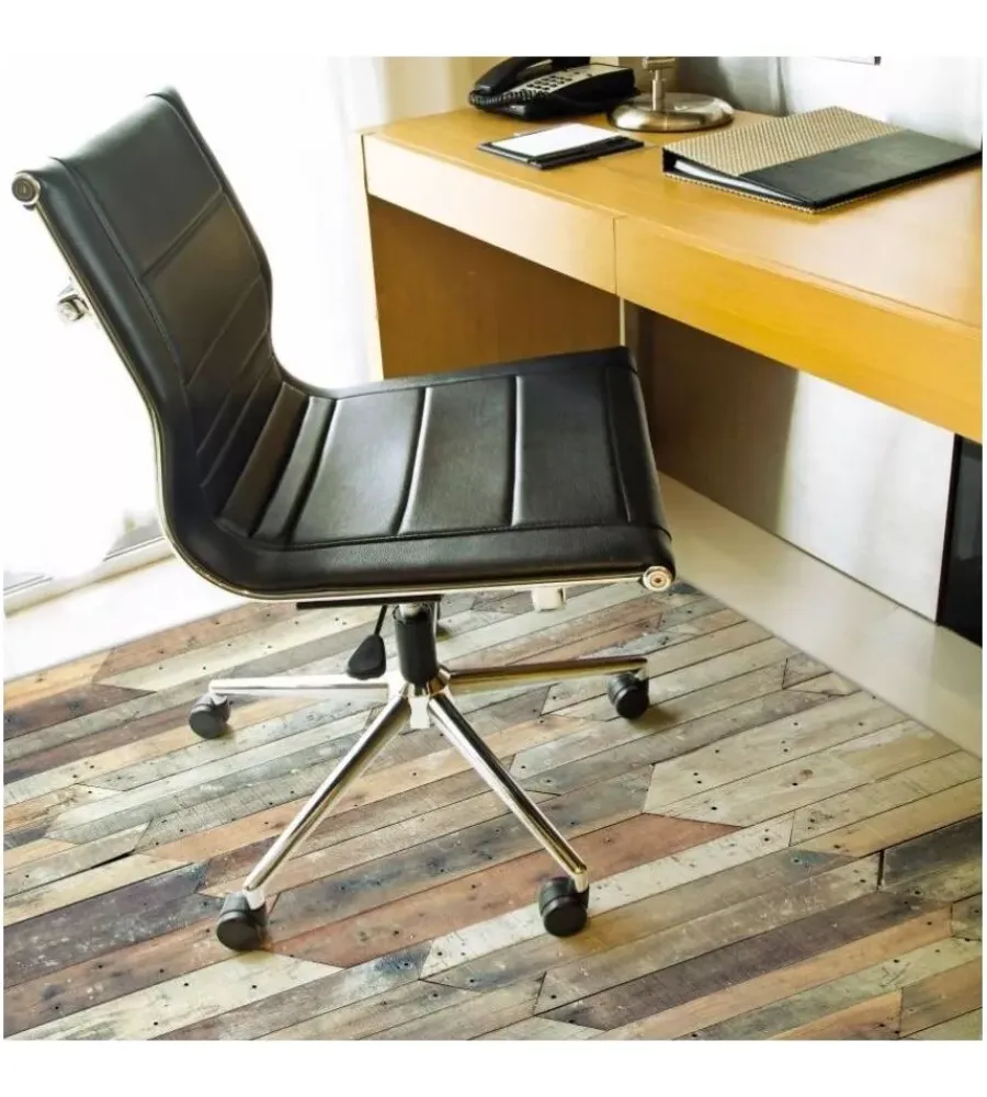 Tessile D'Arredo- Salvapavimenti "vintage wood" in vinile spessorato, 100x150 cm