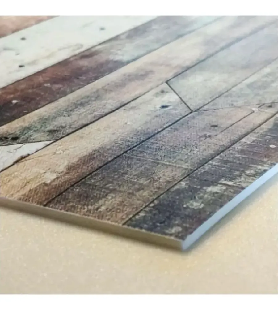 Tessile D'Arredo- Salvapavimenti "vintage wood" in vinile spessorato, 100x150 cm