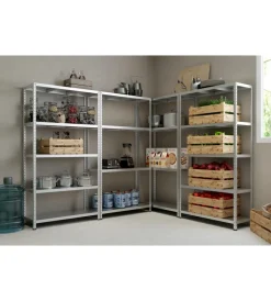 Discount Scaffale 4 ripiani in metallo brima