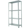 Online Scaffale 4 ripiani in metallo grigio portata 160 kg 75x30x145 cm Officina E Garage