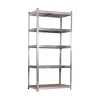 Hot Scaffale essenza in metallo 5 ripiani 120x40x180 cm Officina E Garage