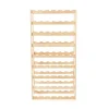Complementi In Legno- Scaffale portabottiglie in legno 54 posti 60x27x121 cm