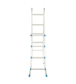 Easy System Scale E Sgabelli|Scala multiposizione in alluminio 4+4 gradini