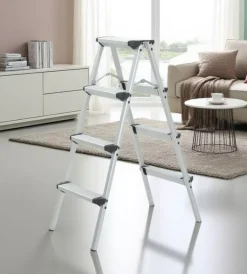 Scale E Sgabelli|Scala pieghevole easy system in alluminio con 4 gradini portata 150 kg