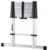 Trabatelli E Scale Professionali-Ribimex Scala telescopica allungabile in alluminio da 11 gradini con altezza massima di 320 cm - .