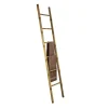 Accessori Bagno- Scaletta in bambu' porta asciugamani con 6 pioli, 50x190 cm