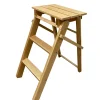 Scale E Sgabelli|Scaletta in legno di faggio 3 gradini, 55x60x32 cm