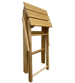 Scale E Sgabelli|Scaletta in legno di faggio 3 gradini, 55x60x32 cm