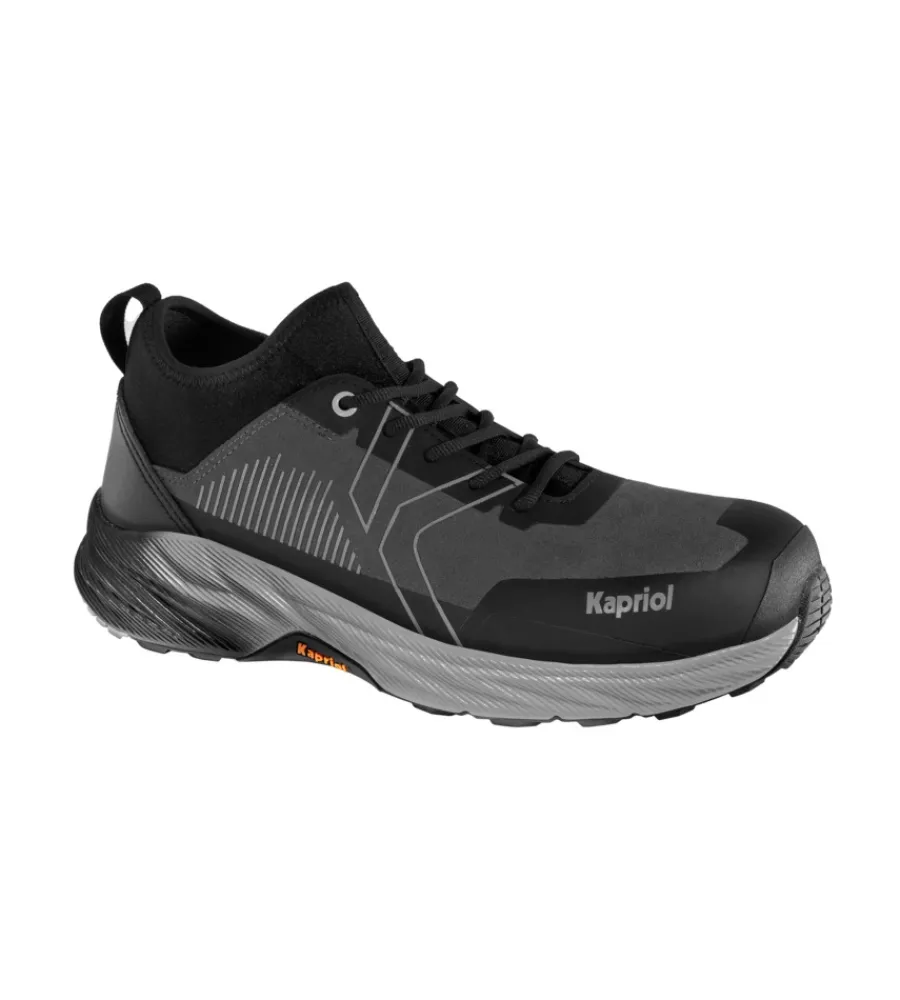 Scarpe Antinfortunistiche|Scarpe Antinfortunistiche-Kapriol Scarpa antinfortunistica con alzata a calza "dune micro sock" grigio tg 45