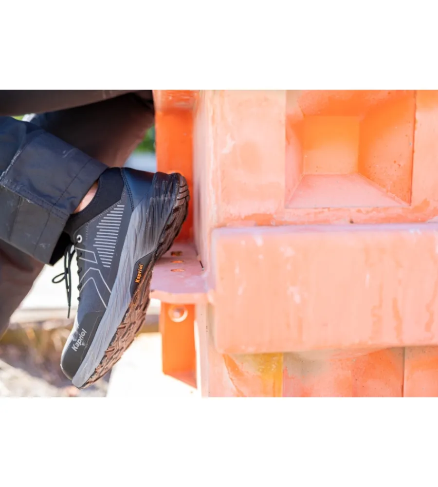 Scarpe Antinfortunistiche|Scarpe Antinfortunistiche-Kapriol Scarpa antinfortunistica con alzata a calza "dune micro sock" grigio tg 45