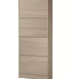Sarmog Scarpiere|Scarpiera olmo con 4 ante, 62x148x18 cm