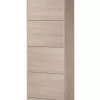 Sarmog Scarpiere|Scarpiera olmo con 4 ante, 62x158x29 cm