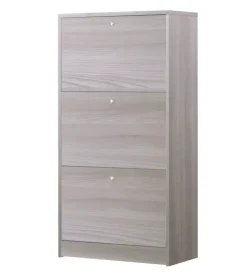 Outlet Scarpiera olmo con 3 ante, 62x121x29 cm Scarpiere