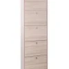 Sarmog Scarpiere|Scarpiera olmo con 5 ante, 63x29x190 cm