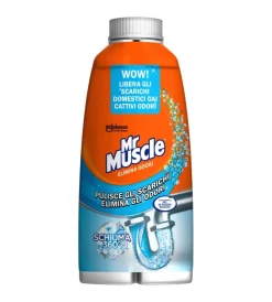Hot Schiuma biattiva elimina odori "mr muscle", 500 ml Disgorganti
