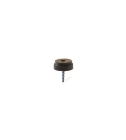 Accessori- Scivoli in feltro tondi con vite ø 20 mm. - marrone - 8 pz.