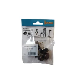 Sale Scivoli in plastica e gomma tondi con chiodo ø 25 mm - marrone - 8 pz. Accessori