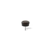 Outlet Scivoli in plastica e gomma tondi con chiodo ø 20 mm - marrone - 8 pz. Accessori