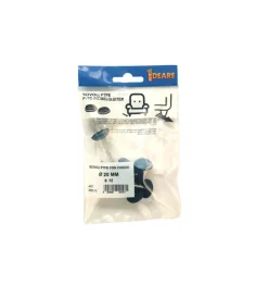 Accessori- Scivoli ptfe tondi con chiodo ø 25 mm. - grigio - 8 pz.