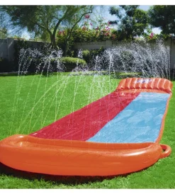 Hot Scivolo gonfiabile doppio con spruzzi "h2o go" 488 cm Piscine