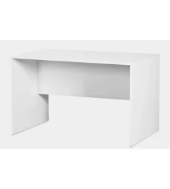 Scrivanie E Cassettiere-Sarmog Scrivania bianco fiammato, 120x73x73 cm