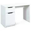 Scrivanie E Cassettiere|Scrivania con 1 anta e 1 cassetto, 115x55x76 cm