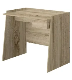 Outlet Scrivania con piano estraibile colore rovere armonia 90x45x74 cm Scrivanie E Cassettiere